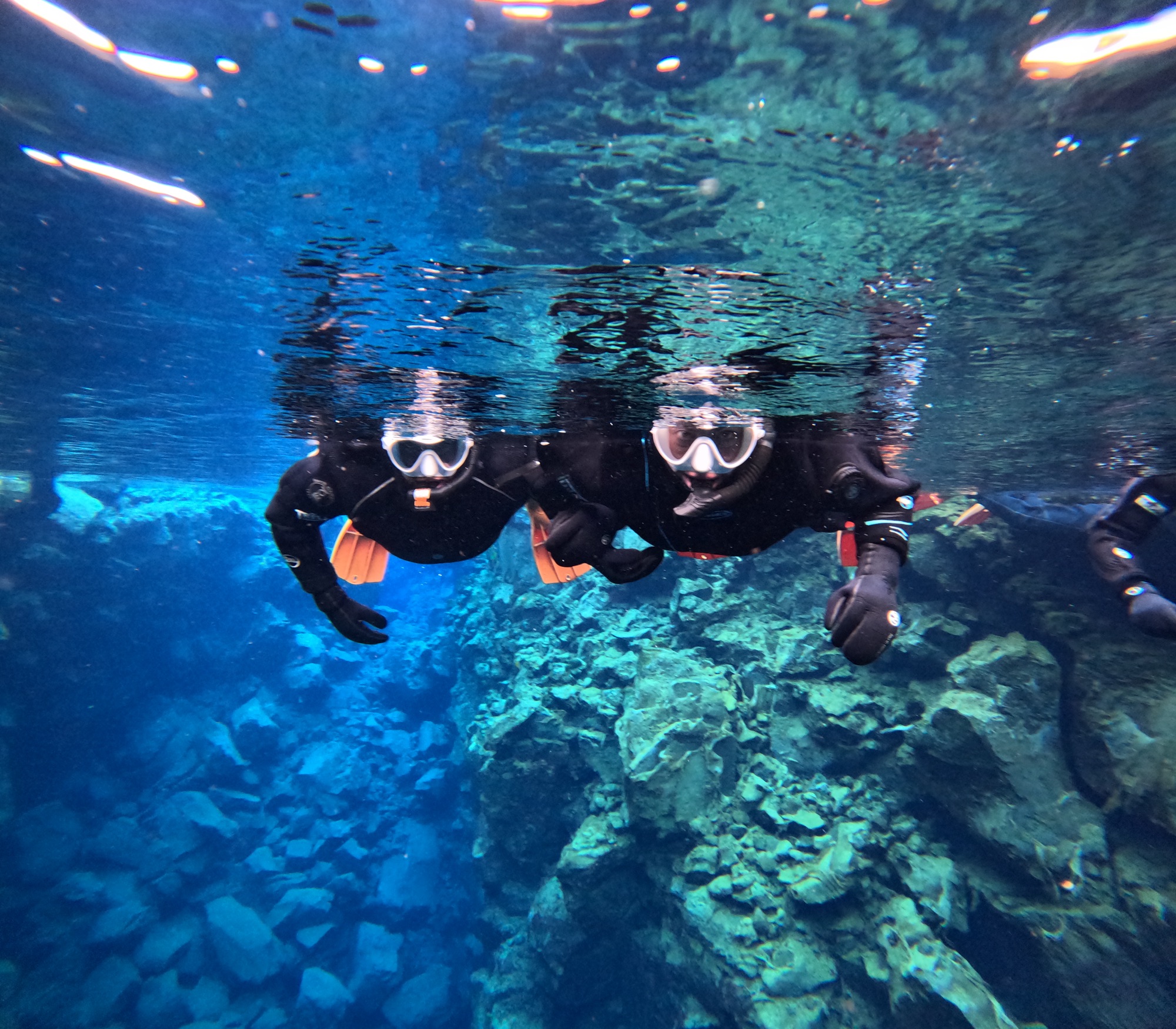 Snorkeling Between Tectonic Plates in Iceland